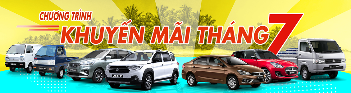 SUZUKI THANH HÓA ƯU ĐÃI ĐẶC BIỆT CHO KHÁCH HÀNG MUA Ô TÔ THÁNG 7