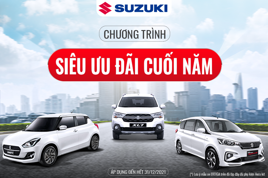 BẢNG GIÁ XE SUZUKI TẠI THANH HÓA 12/2021