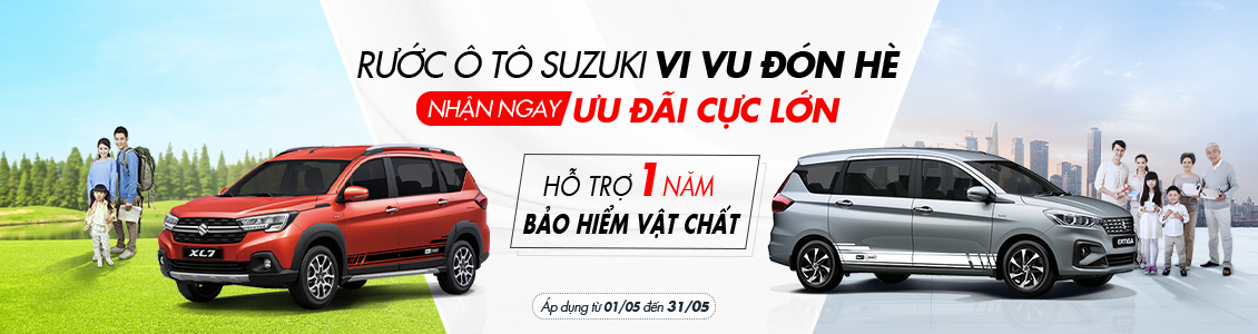 THÁNG 05/2022: ĐỒNG HÀNH CÙNG SUZUKI BẮT NHỊP HÈ SÔI ĐỘNG