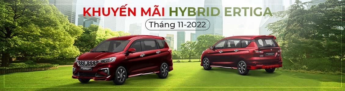 ĐỒNG HÀNH CÙNG LỐI SỐNG XANH, VIỆT NAM SUZUKI ƯU ĐÃI LÊN ĐẾN 18,8 TRIỆU ĐỒNG KHI MUA HYBRID ERTIGA