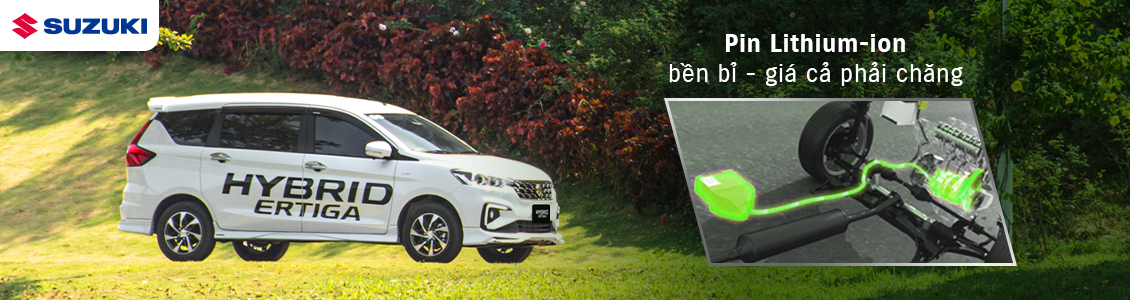 HYBRID ERTIGA – CHIẾC XE TRANG BỊ KHỐI PIN LITHIUM-ION BỀN BỈ GIÁ TỐT NHẤT VIỆT NAM