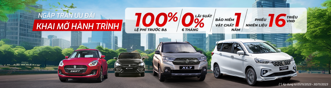 VIỆT NAM SUZUKI BÙNG NỔ ƯU ĐÃI CUỐI NĂM