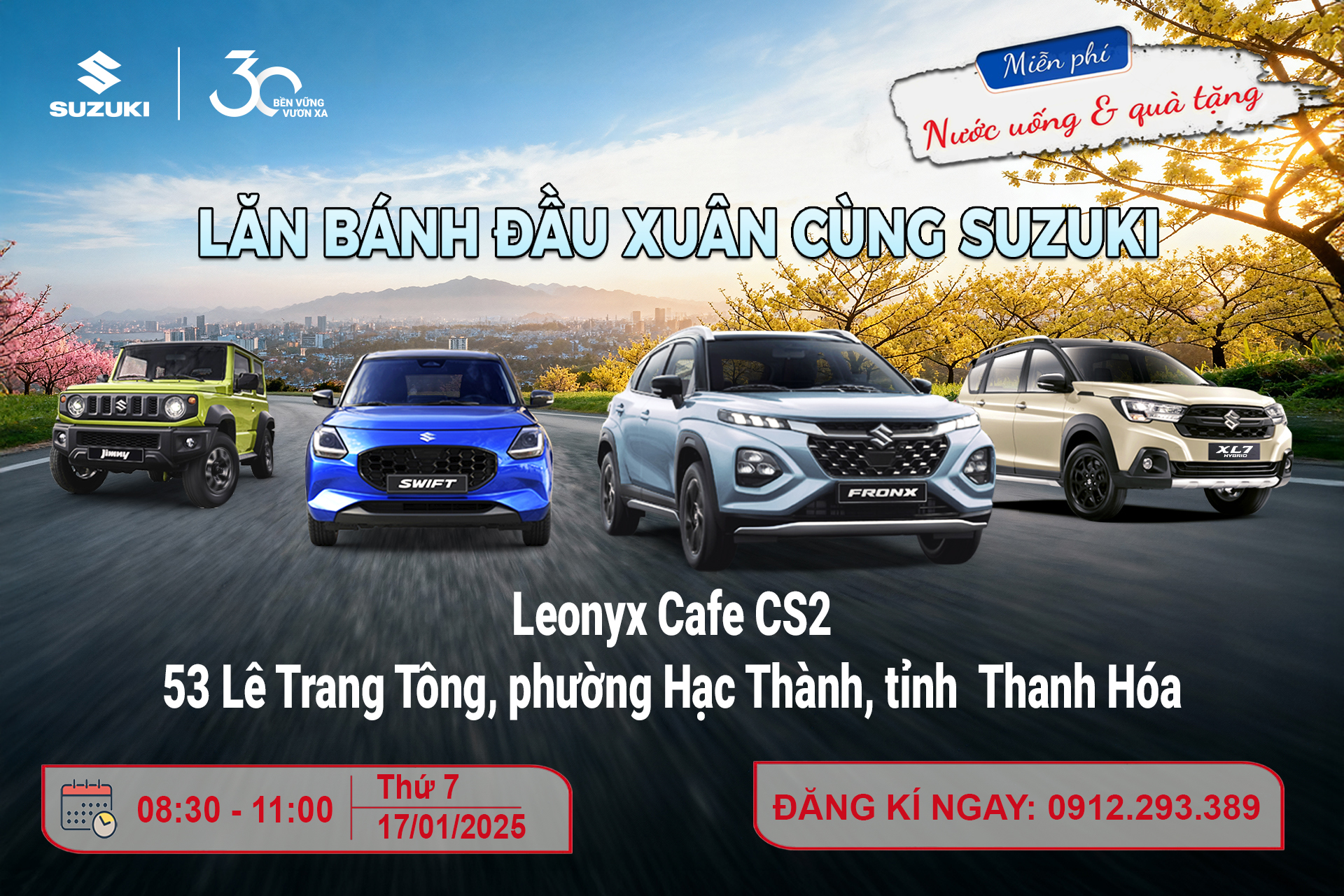 [ 17.01.2026 ] – SỰ KIỆN LĂN BÁNH ĐẦU XUÂN CÙNG SUZUKI – TẠI THANH HÓA