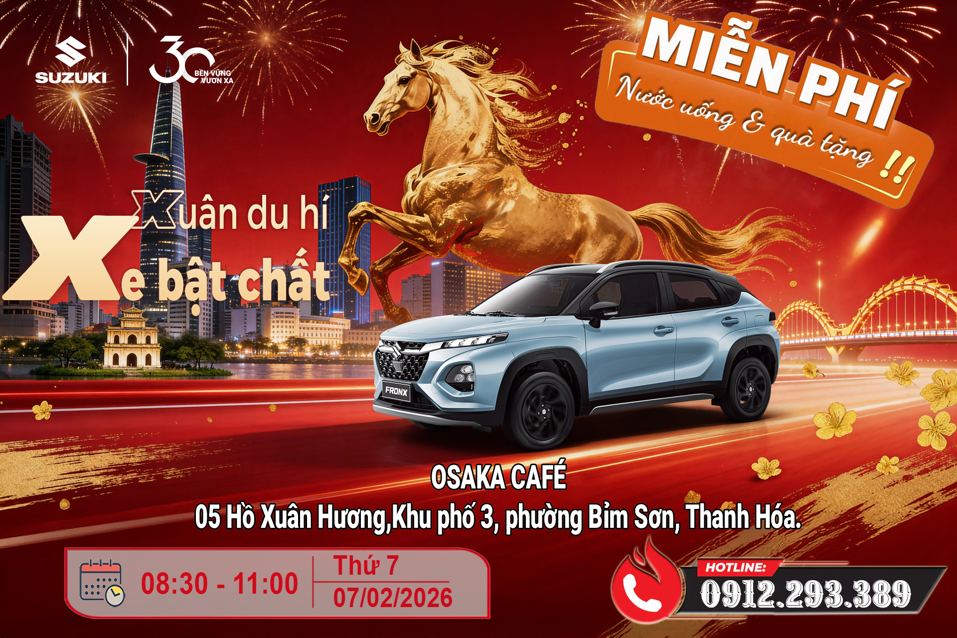 LÁI THỬ XE SUZUKI THÁNG 2 TẠI BỈM SƠN THANH HOÁ