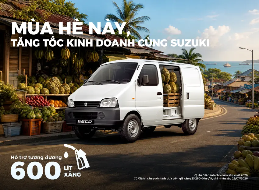 ĐÓN THÁNG 8, TĂNG TỐC KINH DOANH CÙNG SUZUKI